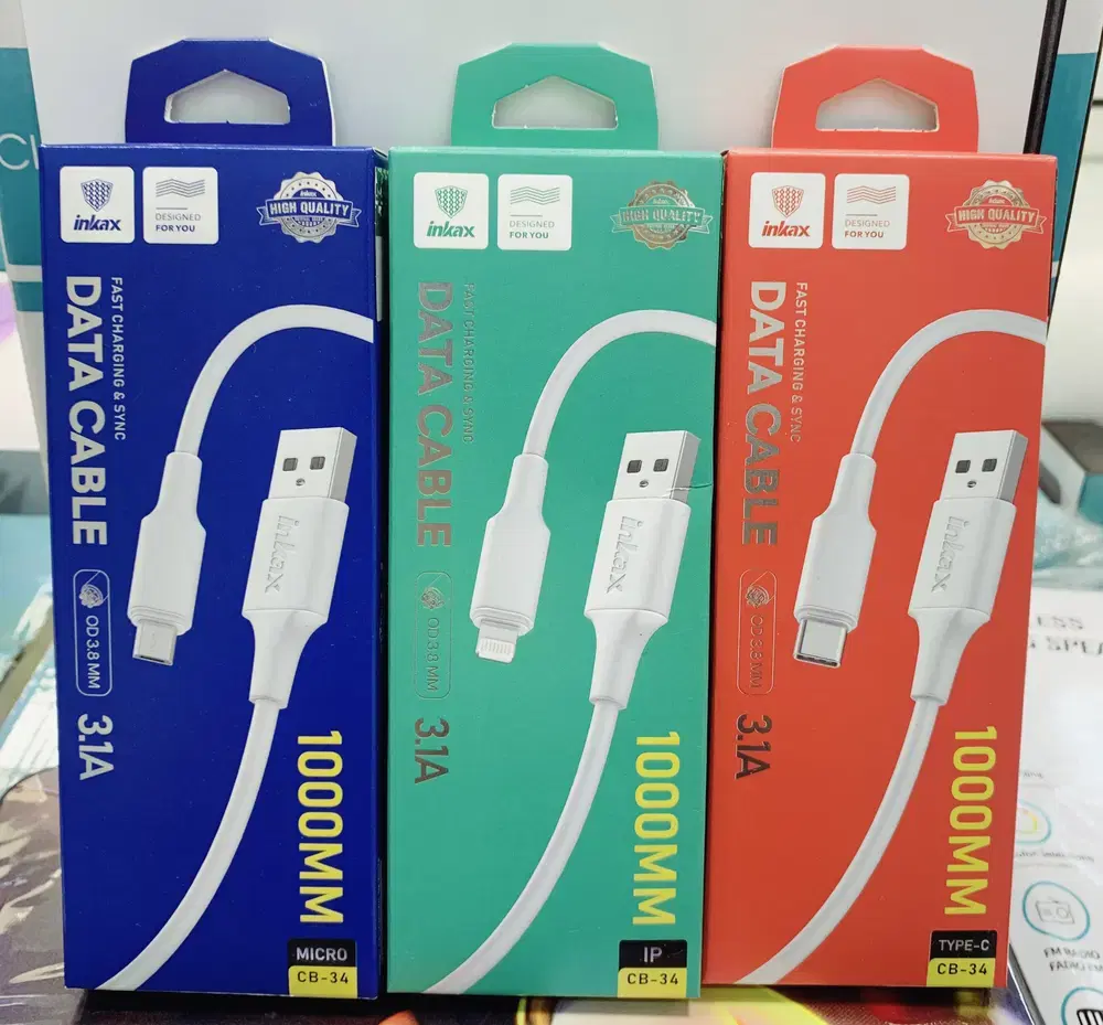 كيبل INKAX CB-34 3.1A ايفون كلكسي تايب سي Preview Image