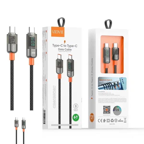 كيبل VIDVIE 4035 PD شاشة رقمية تايب سي Image 1 Preview