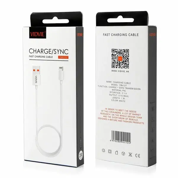 كيبل VIDVIE 412 ٢متر كلكسي Image 1 Preview