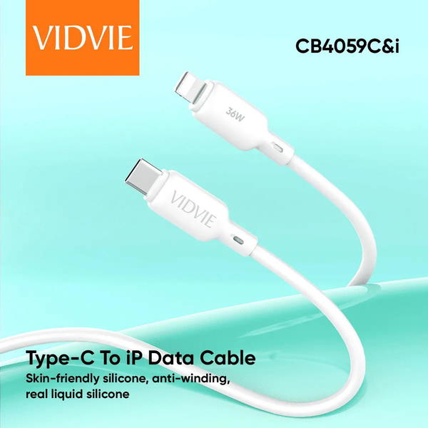 كيبل ايفون جلاتين PD VIDVIE 4059 36w Image 5 Preview