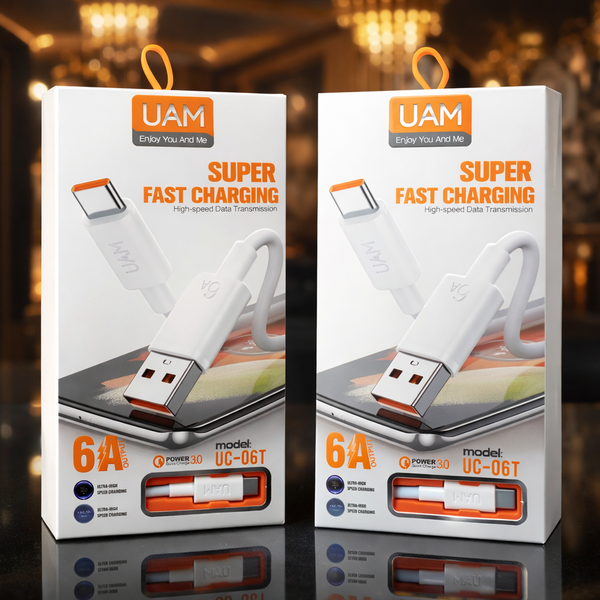 كيبل تايب سي 6A UAM UC-06 USB  Image 1 Preview