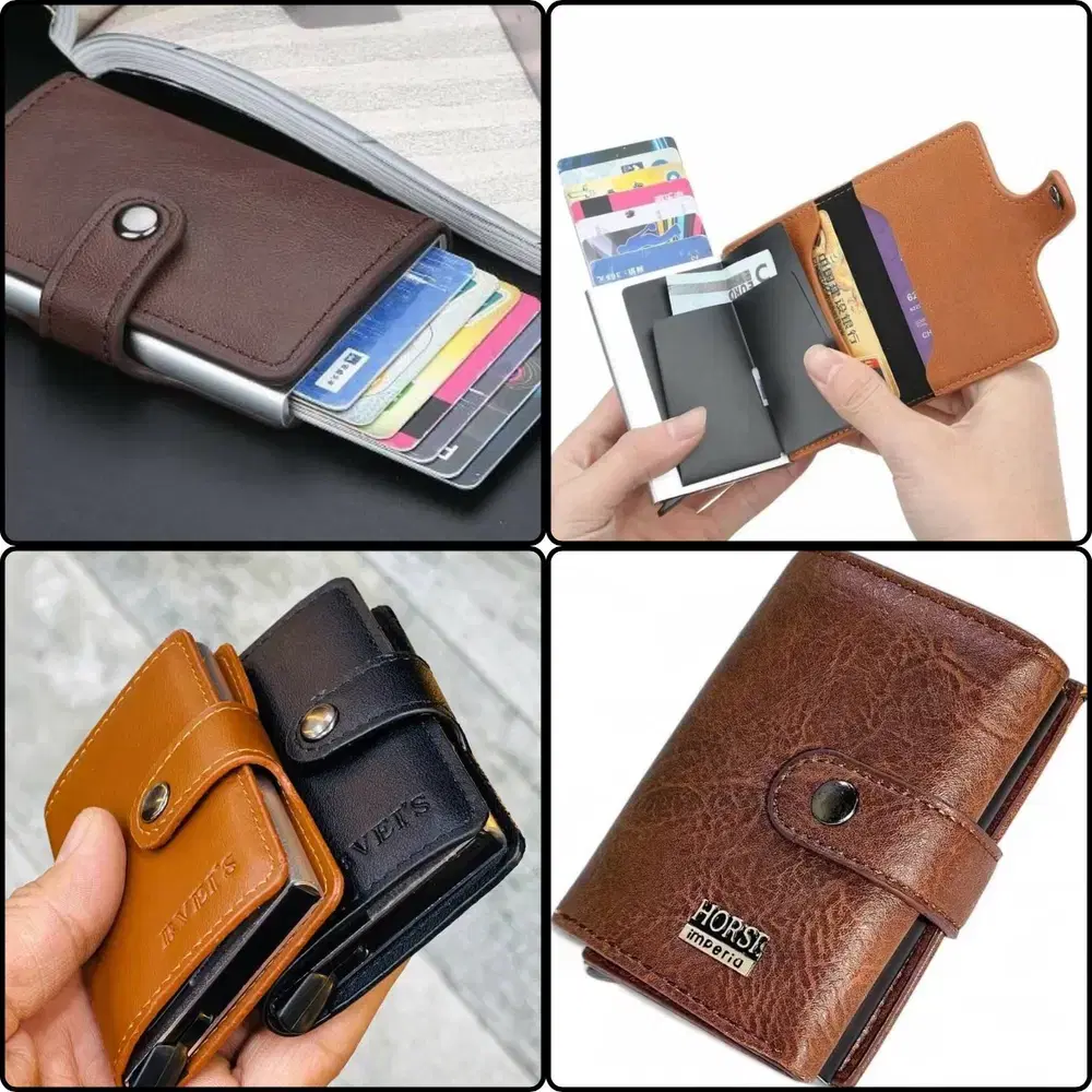 محفظة جلد نقود وبطاقات Preview Image