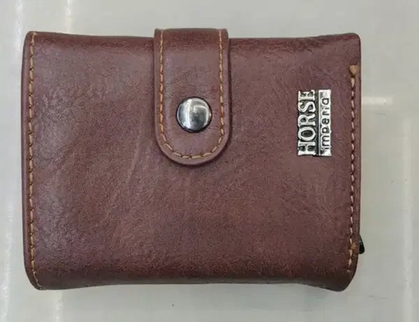 محفظة جلد نقود وبطاقات Image 5 Preview