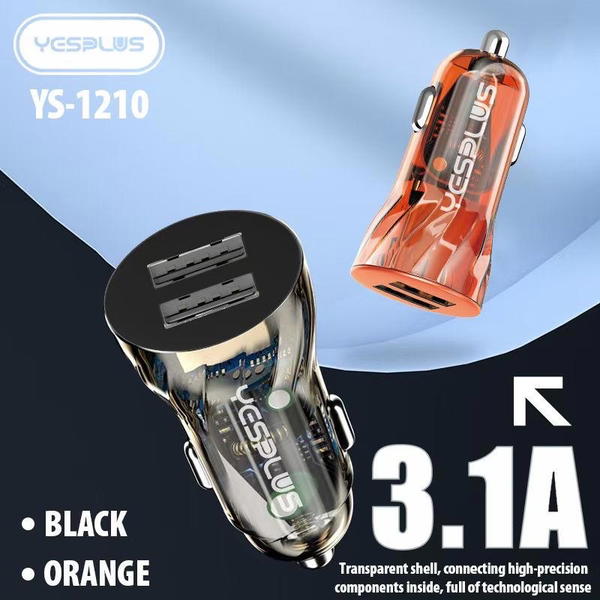 راس شاحن سيارة YS-1210 2USB 15w Image 5 Preview