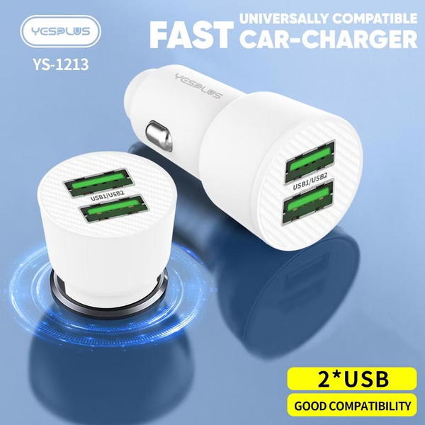 راس شاحن سيارة YS-1213 2USB Image 2 Preview