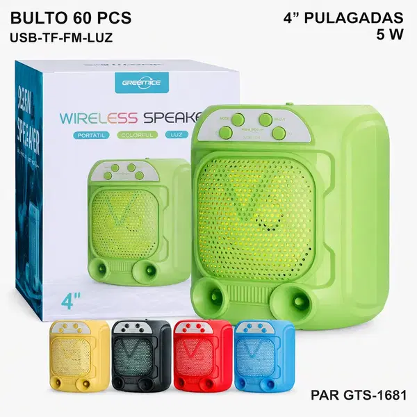 سبيكر بلوتوث GTS 1681 Image 1 Preview