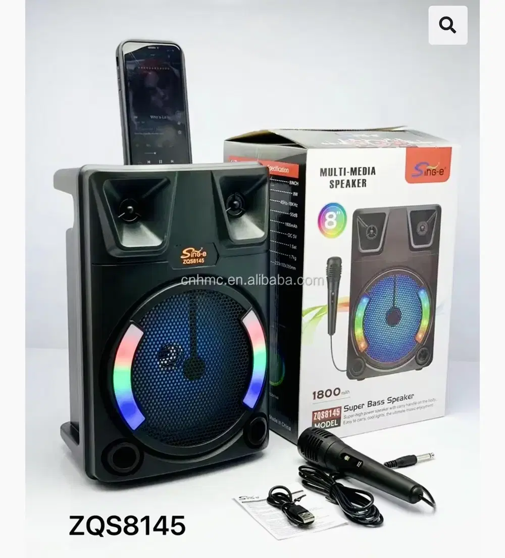 سبيكر بلوتوث حجم 8” انج. ماركة ZQS-8145 Preview Image