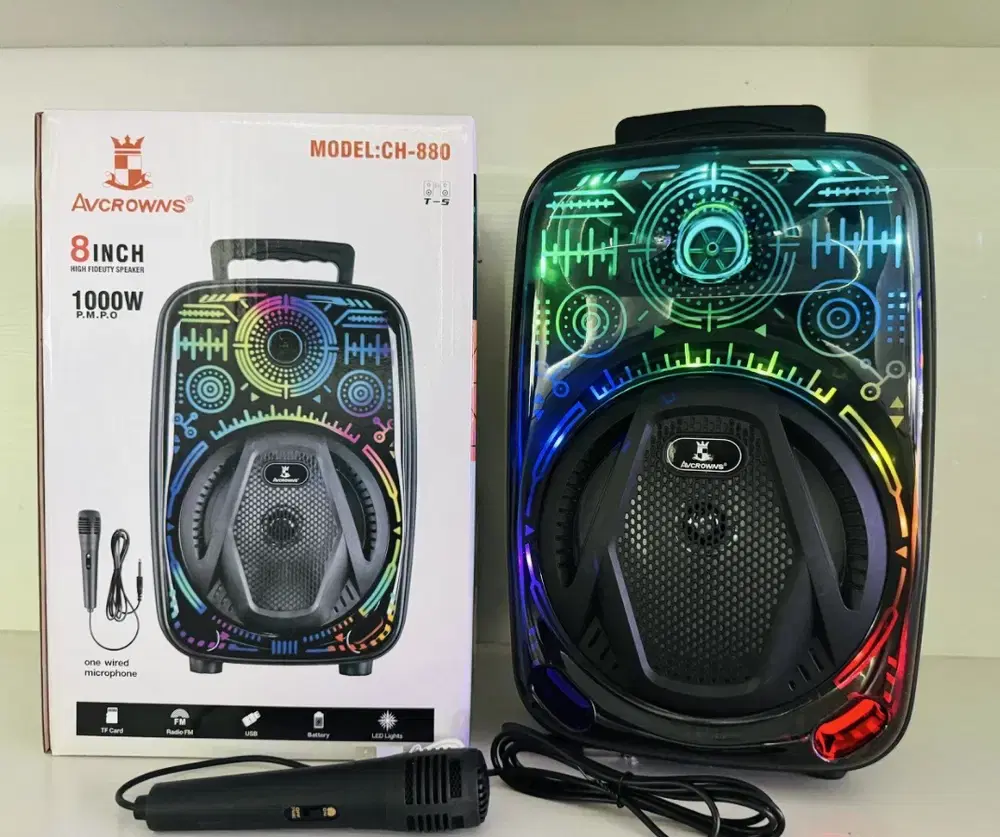 سبيكر بلوتوث حجم 8” انج. ماركة CH-880 Preview Image