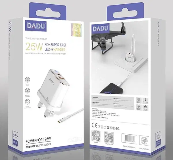 شاحن DADU DC-323 PD+USB 25w كيبل USB Image 1 Preview