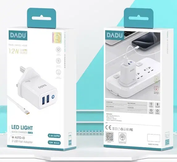 شاحن ايفون DADU DC-308 2USB 12W Image 1 Preview