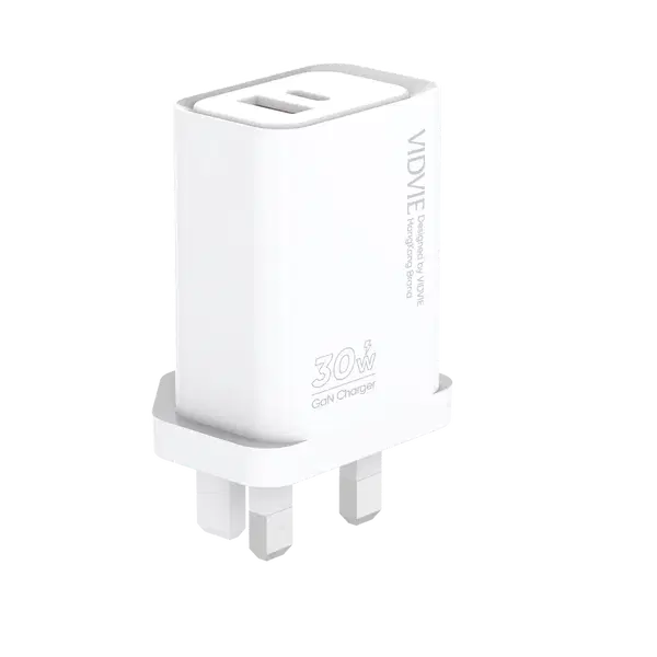 شاحن ايفون VIDVIE182 USB+PD30w GAN Image 2 Preview