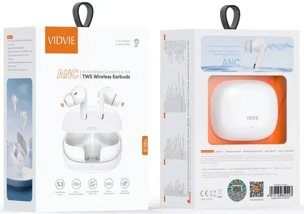 سماعة ايربود VIDVIE بلوتوث. BT884 ANC Image 1 Preview