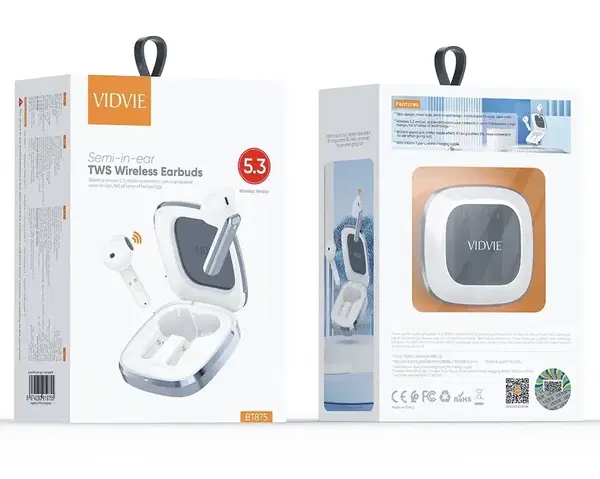 سماعة ايربود بلوتوث VIDVIE BT875 Image 1 Preview