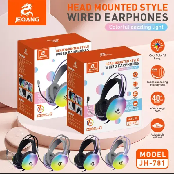 سماعة گيمنك محيطي JH-781 JEQUANG Image 1 Preview