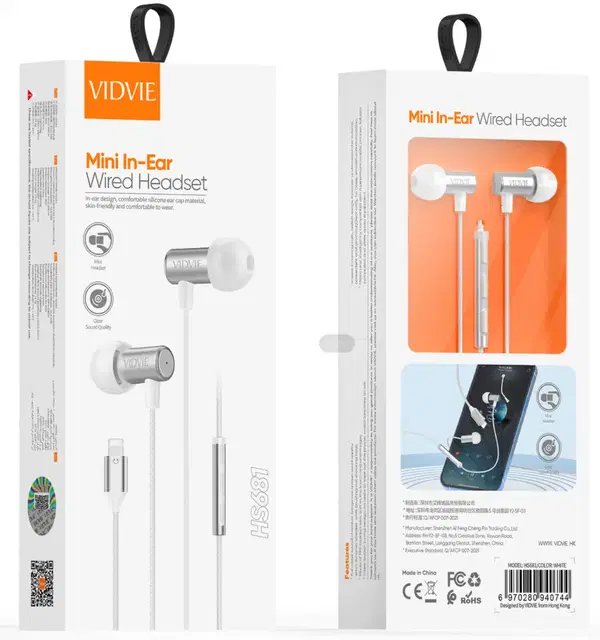 سماعة مشط ايفون VIDVIE 681 مباشر بدون بلوتوث Image 1 Preview