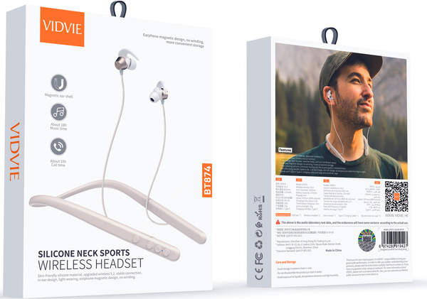 سماعة طوك VIDVIE بلوتوث 874. 18ساعة Image 1 Preview