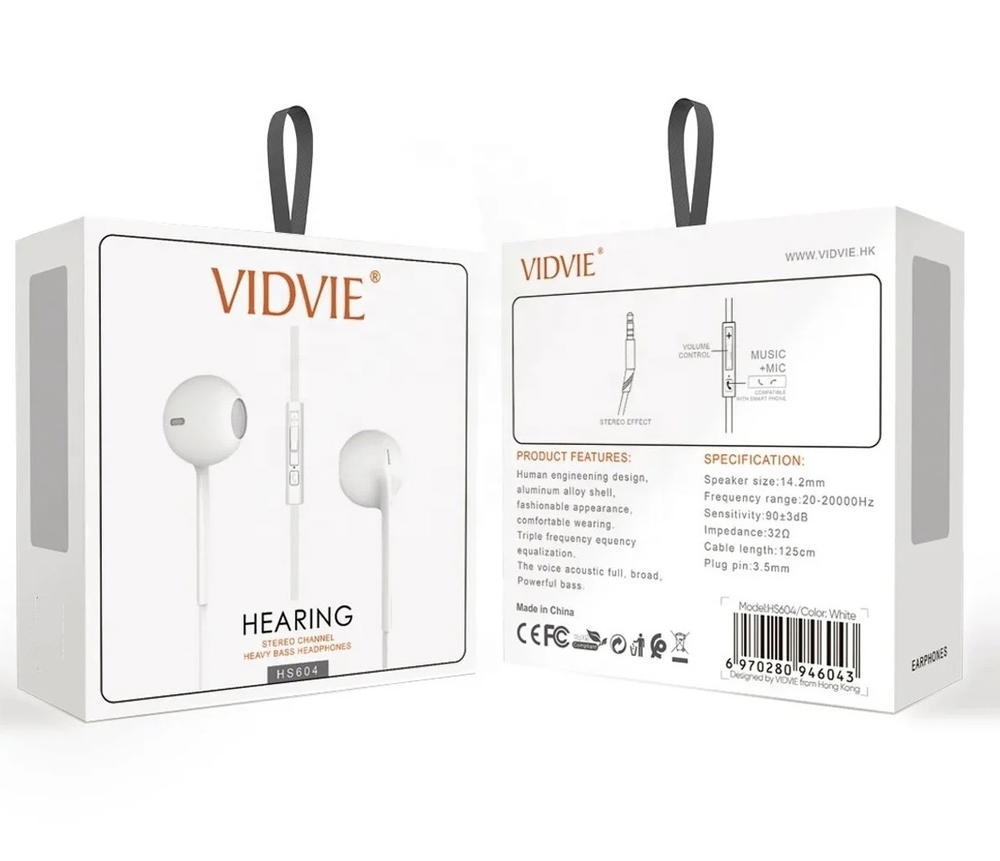 سماعة واير اواكس VIDVIE 604 Preview Image