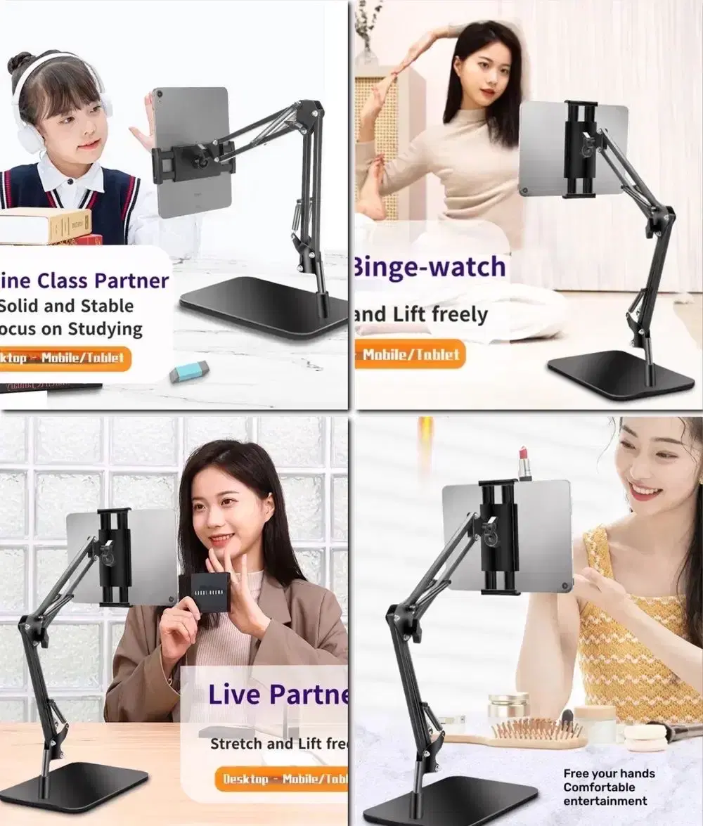 ستاند ايباد كبير حديد قاعدة مربعة اصلي Preview Image