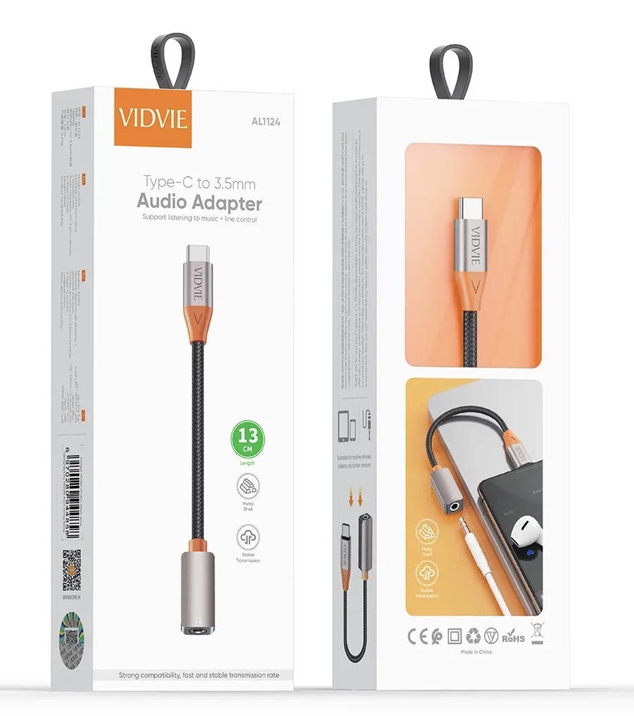 توصالة اواكس تايب سي VIDVIE 1124 Preview Image