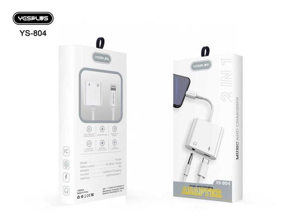 توصالة ايفون مباشر مزدوج YS-804 مكالمات شحن واستماع Image 1 Preview