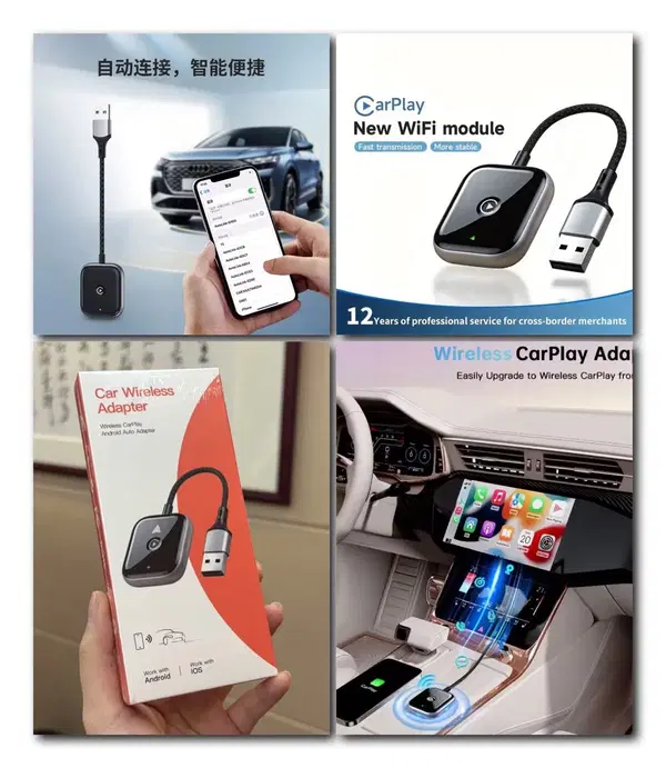 وايرلس كار بلي مدعوم APPLE CAR PLAY/ANDROID AUTO Image 1 Preview