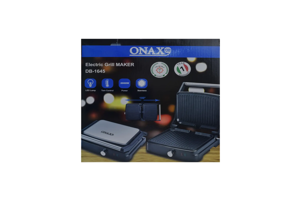 🟣🟣كابسة صاج وشواية 180 درجة ماركة ONAX🟣🟣 Preview Image