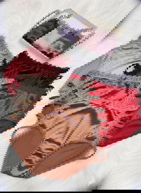 درزن لباس نسائي اصلي ستن جوانب حبال Image 1 Preview