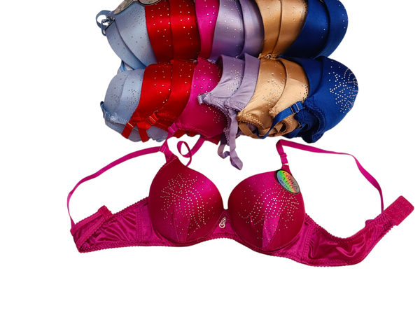 درزن ستيان دبل اسفنج ستن قياس 36-48  Image 1 Preview