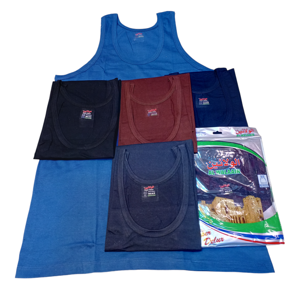 نص درزن فانيلة علاكة الوان ولائين حجم XXL..XL Preview Image