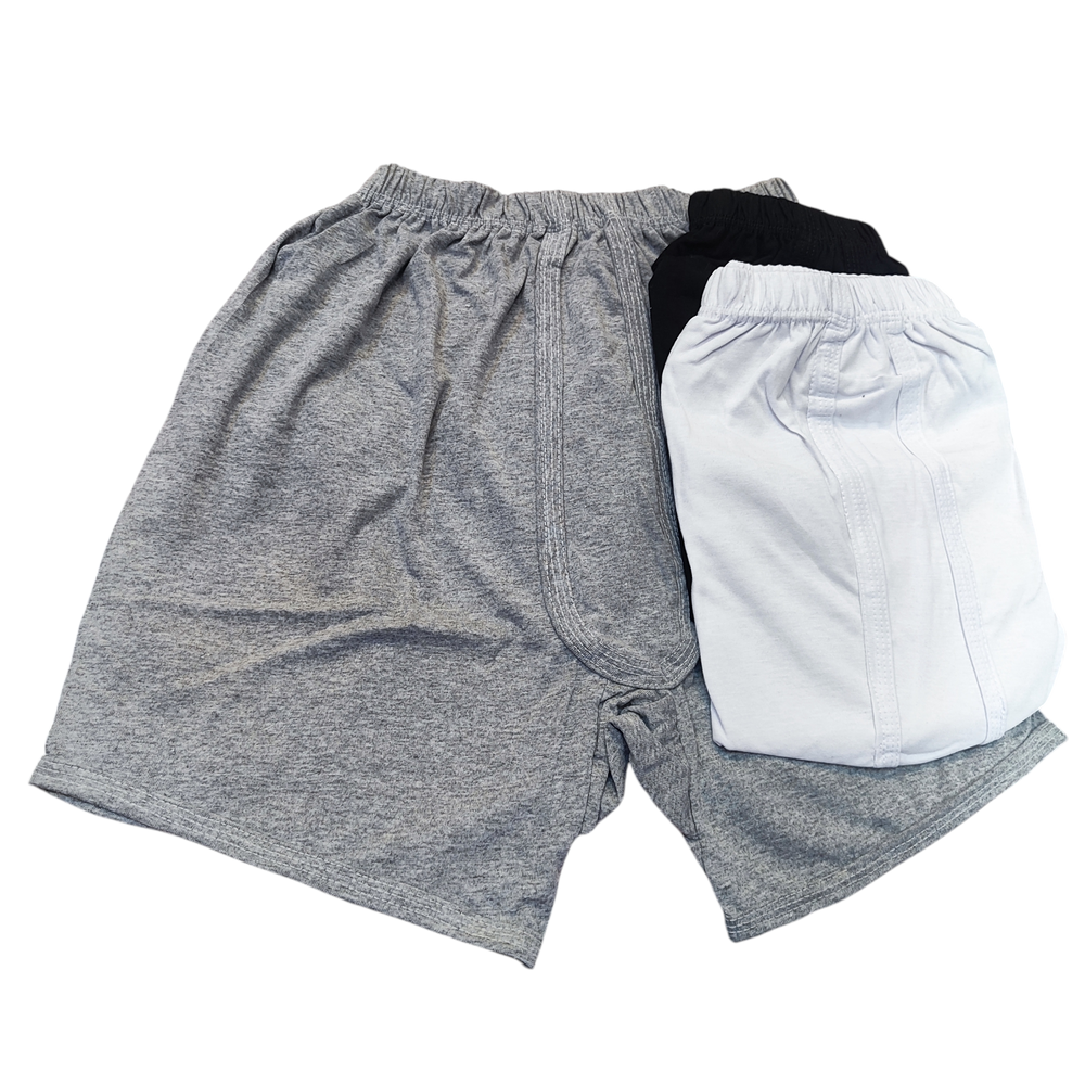 نص درزن شورت رجالي كل قطعة بكيس قطن  Preview Image