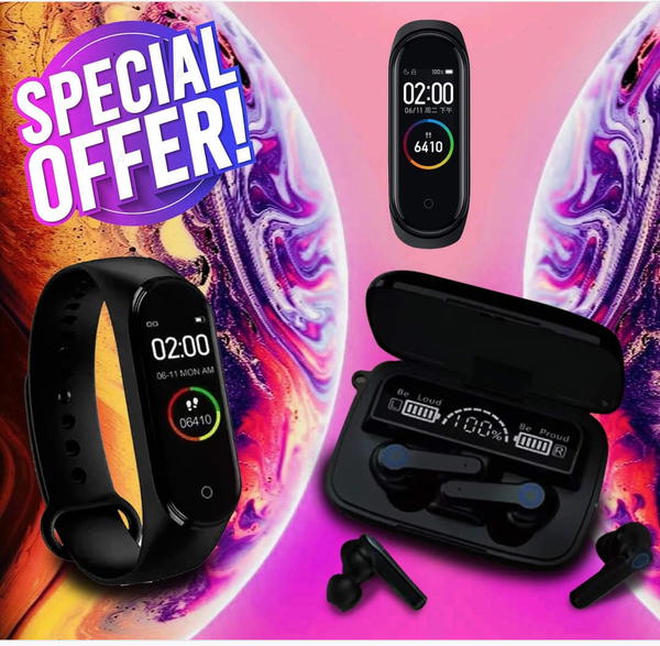 Airpods M19 + smart band m4 free Image 2 Preview