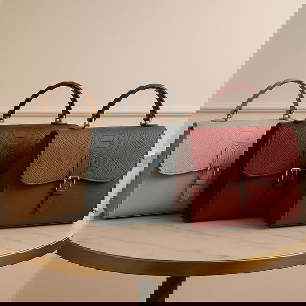 الكولكشن الأروع! شنط بجلد الثعبان!  Image 5 Preview