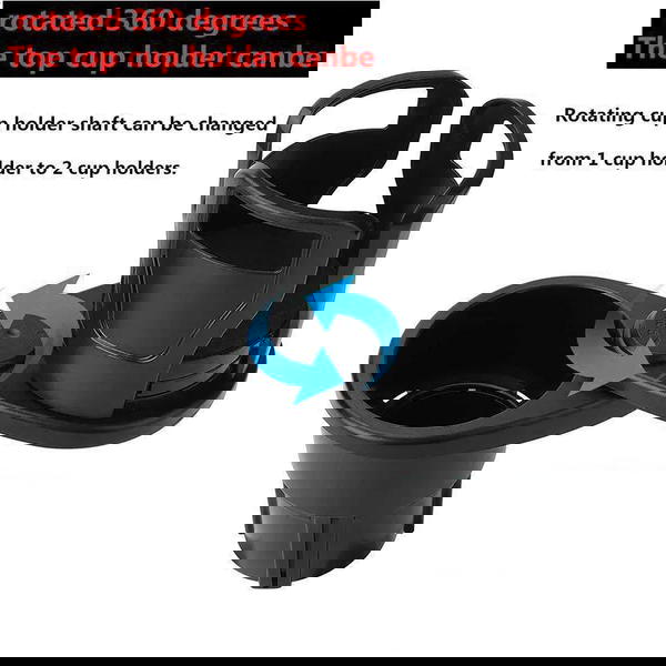 حامل اكواب السيارة 2في 1 الجديد (القطعة) Image 6 Preview