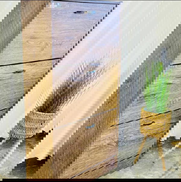 خزاين الأحذية قلاب الصح وصلت خشب Mdf اشي صح وتقيل الارتفاع 115 العرض 63 Image 2 Preview