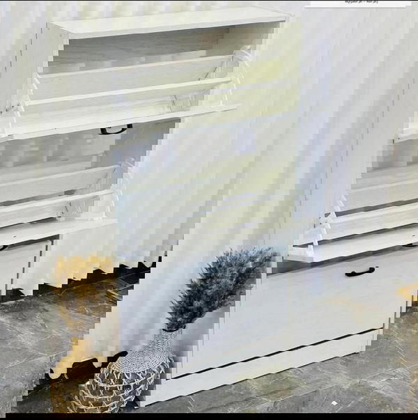 خزاين الأحذية قلاب الصح وصلت خشب Mdf اشي صح وتقيل الارتفاع 115 العرض 63 Image 5 Preview