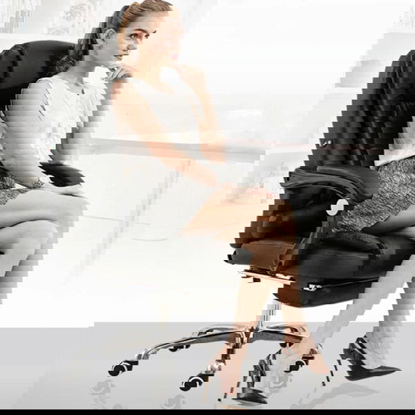 كرسي المدير مكتبي فاخر مع مساج مدمج! 🔥  Image 6 Preview