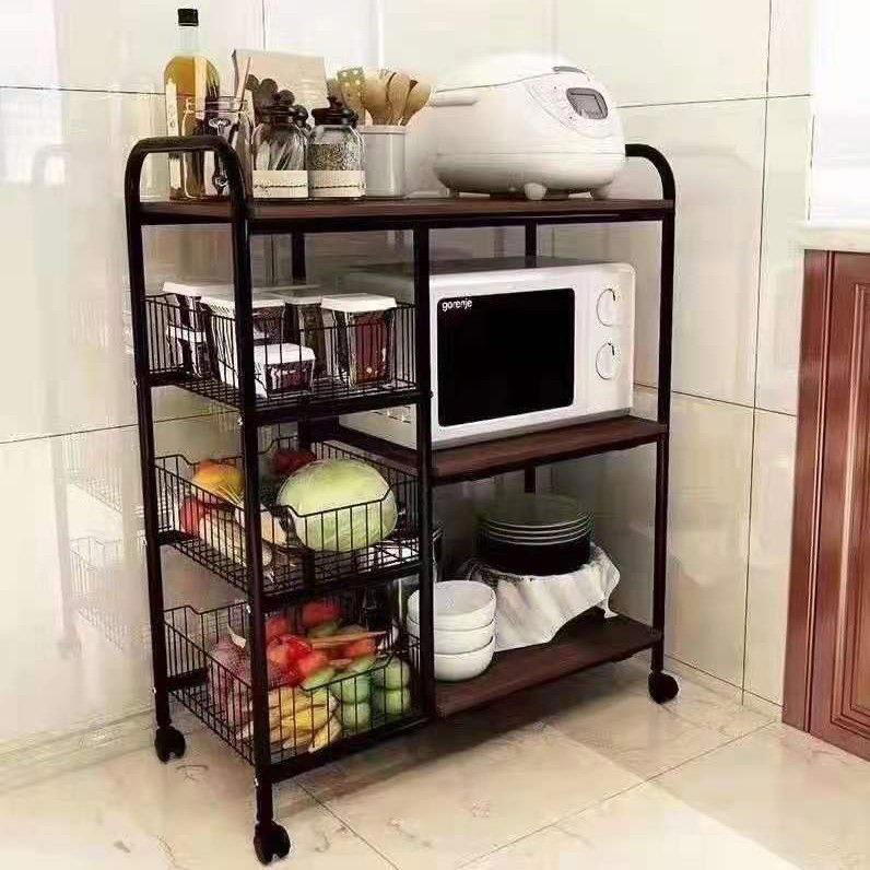 منظم لاجهزة المطبخ والخضروات يحتوي على سلات ورفوف متعددة Preview Image