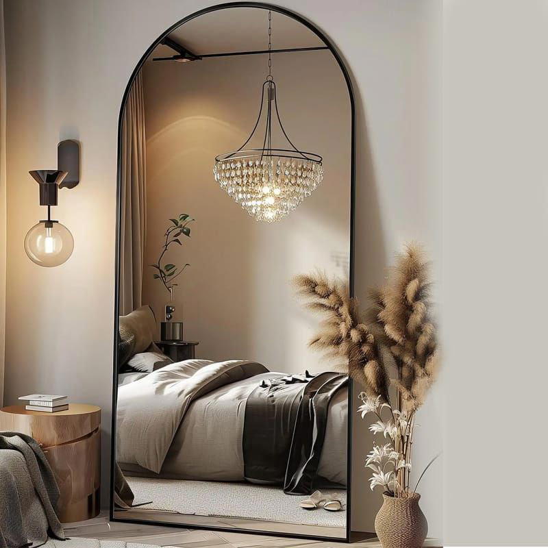 مرآة  مقاس ١٨٠*٨٠ إطار المنيوم سميك ، مرآة ثقيلة جدا  ستاند أو تعليق   Preview Image