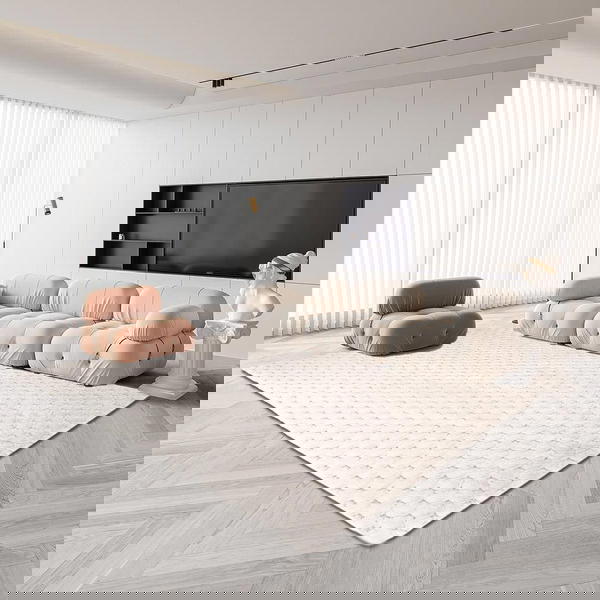 سجاد شتوي نقشة الترند خامة فرو الأرنب الشتوية الثقيلة  المميزة بأجمل الالوان العصرية  Image 2 Preview