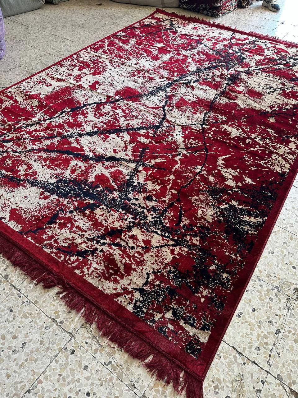 سجاد صوف شتوي ارضيه نسيج وزن السجاده 7 كيلو حجم 2×3 صافي 🟢  Preview Image