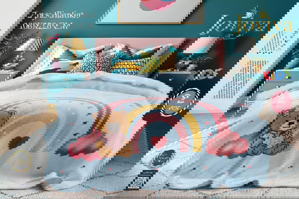 بطانيه اطفال جوفيا 2قطعه Preview Image