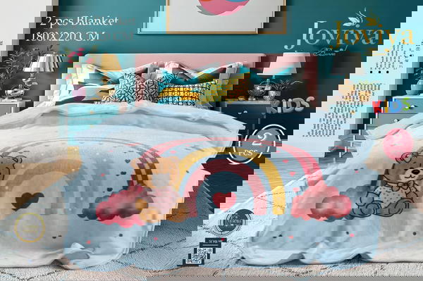 بطانيه اطفال جوفيا 2قطعه Image 1 Preview