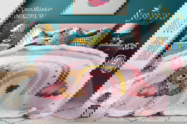 بطانيه اطفال جوفيا 2قطعه Image 3 Preview