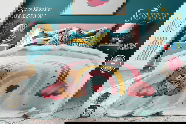 بطانيه اطفال جوفيا 2قطعه Image 4 Preview