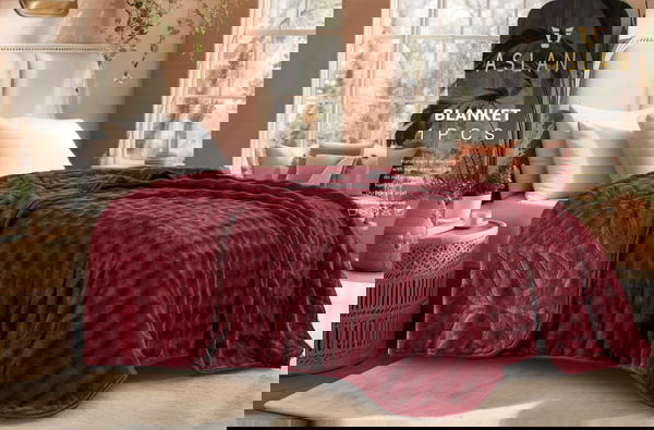 بطانية كبير طبقتين من اصلان 1قطعه موديل مريم Image 1 Preview