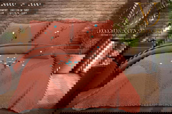 كوفرتة كبير هاند كابوتنية بحشو فايبر حرارى موديل زارا من داليدا فيتا  Image 5 Preview