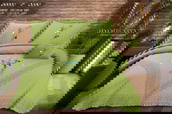 كوفرتة كبير هاند كابوتنية بحشو فايبر حرارى موديل زارا من داليدا فيتا  Image 7 Preview