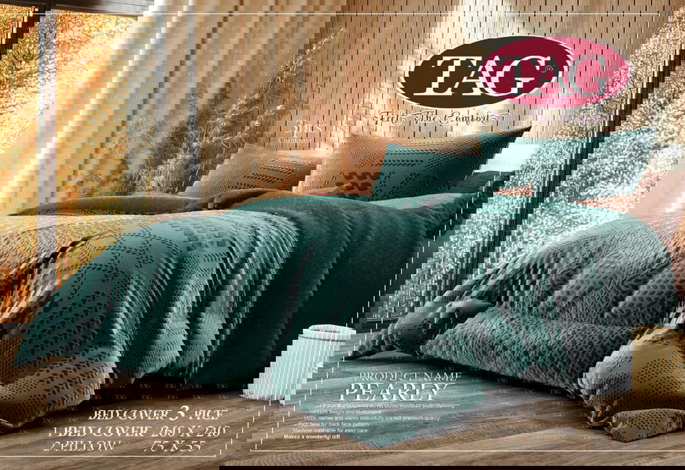 لحاف تاج 3قطعه موديل بيرلي Preview Image