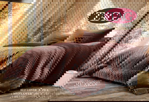 لحاف تاج 3قطعه موديل بيرلي Image 3 Preview