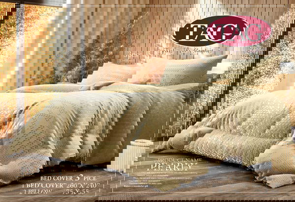 لحاف تاج 3قطعه موديل بيرلي Image 4 Preview